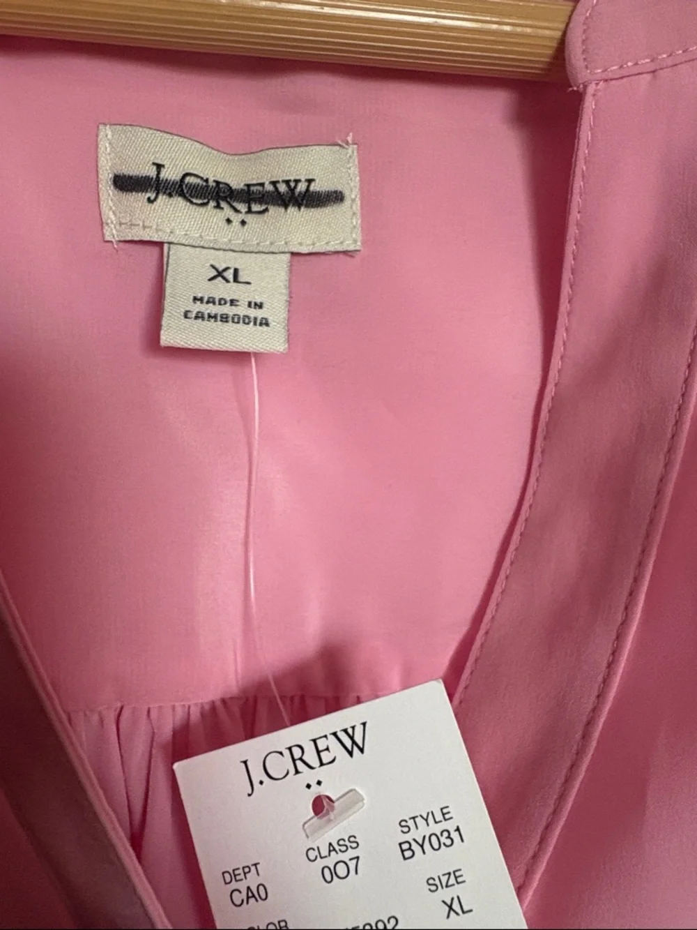 J. Crew silky sleeveless